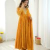 JF 056 Yellow Faux Georgette Salwar Suit with Mirror Work & Embroidery Work. Get it for ₹2349. Delivery 4-6 Working Days. Shop now. | Jump Suits, Salwar suit, Casual Suits, Creative suits, Designer Suits, Palazzo Suits, Party Wear Suits, Patiala Suits, Straight Suits
