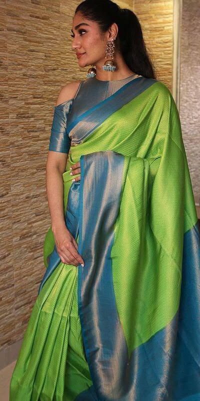 KP 4039 Green Soft Lichi Silk Cloth Saree Perfect for Wedding, Party, Family Gatherings, Sangeet, Festive Deal ₹1599. Delivery 4-6 Working Days | Sarees, Bollywood Sarees, Creative Sarees, Designer Sarees, Embroidered Sarees, Ethnic Saree, Modern Digital sarees, Party Wear Sarees