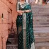 KP 7000 Green Soft Lichi Silk Cloth Saree Perfect for Wedding, Party, Family Gatherings, Sangeet, Ethnic Day – . Festive Deal ₹1549. Delivery 4-6 Working | Sarees, Bollywood Sarees, Creative Sarees, Designer Sarees, Embroidered Sarees, Ethnic Saree, Modern Digital sarees, Party Wear Sarees