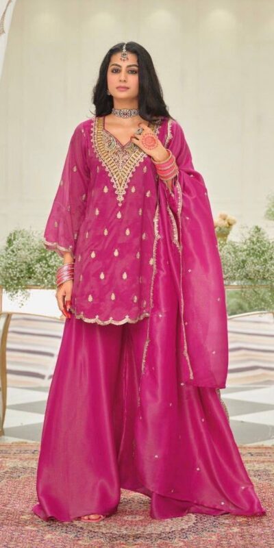 ST 243 Pink Color Natural Crep Salwar Suit with Embroidery Work. Wedding, Party, Festive, Best Price ₹2199. Delivery 4-6 Working Days. Shop now. | Jump Suits, Salwar suit, Casual Suits, Creative suits, Designer Suits, Palazzo Suits, Party Wear Suits, Patiala Suits, Straight Suits