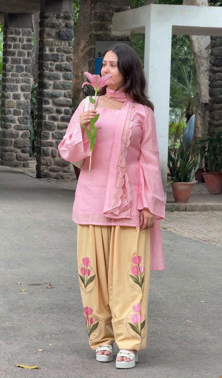 NF 1296 Pink Color Mal Cotton Embroidery Work Salwar Suit . Wedding, Party, Festive, Events, Get it for ₹2249. Delivery 4-6 Working Days. Shop now. | Jump Suits, Salwar suit, Casual Suits, Creative suits, Designer Suits, Palazzo Suits, Party Wear Suits, Patiala Suits, Straight Suits
