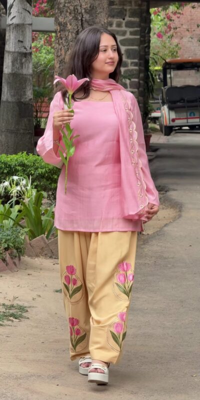 NF 1296 Pink Color Mal Cotton Embroidery Work Salwar Suit . Wedding, Party, Festive, Events, Get it for ₹2249. Delivery 4-6 Working Days. Shop now. | Jump Suits, Salwar suit, Casual Suits, Creative suits, Designer Suits, Palazzo Suits, Party Wear Suits, Patiala Suits, Straight Suits