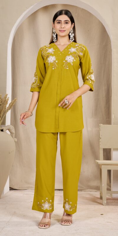 DIVA 169 Mustered Colour Rayon Cotton Kurti with Embroidery Work. Introductory Price ₹1999. Delivery 4-6 Working Days. Shop now. | Kurti, Bollywood Kurti, Creative Kurtis, Designer Kurti, Party Wear Kurti, Selfie Kurti
