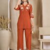 DIVA 169 Orange Colour Rayon Cotton Kurti with Embroidery Work. Introductory Price ₹1999. Delivery 4-6 Working Days. Shop now. | Kurti, Bollywood Kurti, Creative Kurtis, Designer Kurti, Party Wear Kurti, Selfie Kurti
