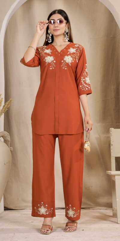 DIVA 169 Orange Colour Rayon Cotton Kurti with Embroidery Work. Introductory Price ₹1999. Delivery 4-6 Working Days. Shop now. | Kurti, Bollywood Kurti, Creative Kurtis, Designer Kurti, Party Wear Kurti, Selfie Kurti