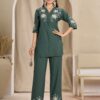 DIVA 169 Teal Colour Rayon Cotton Kurti with Embroidery Work. Introductory Price ₹1999. Delivery 4-6 Working Days. Shop now. | Kurti, Bollywood Kurti, Creative Kurtis, Designer Kurti, Party Wear Kurti, Selfie Kurti