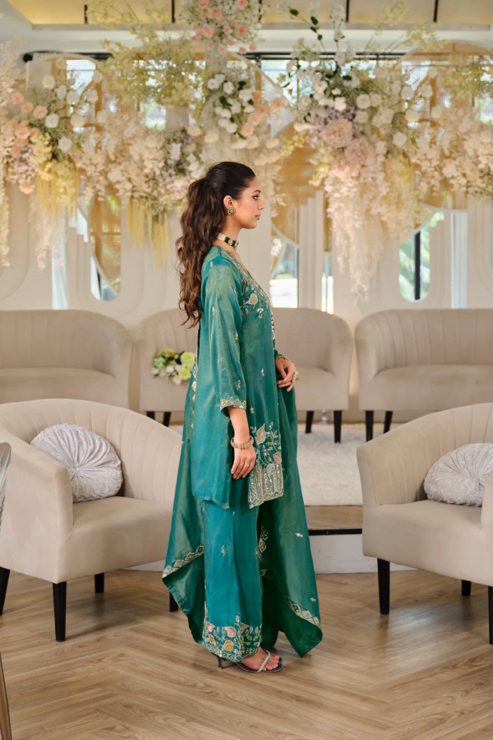 WW 1275 Firozi in Nc Moss Silk Sequins Work & Embroidery Work Salwar Suit . Festive Deal ₹2449. Delivery 4-6 Working Days. Shop now. | Jump Suits, Salwar suit, Casual Suits, Creative suits, Designer Suits, Palazzo Suits, Party Wear Suits, Patiala Suits, Straight Suits