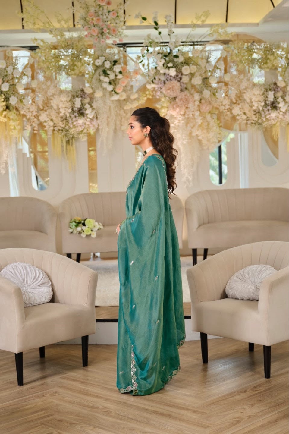 WW 1275 Firozi in Nc Moss Silk Sequins Work & Embroidery Work Salwar Suit . Festive Deal ₹2449. Delivery 4-6 Working Days. Shop now. | Jump Suits, Salwar suit, Casual Suits, Creative suits, Designer Suits, Palazzo Suits, Party Wear Suits, Patiala Suits, Straight Suits