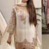 SR 1720 Off White Faux Georgette Salwar Suit with Mirror Work & Embroidery Work. Get it for ₹2549. Delivery 4-6 Working Days. Shop now. | Jump Suits, Salwar suit, Casual Suits, Creative suits, Designer Suits, Palazzo Suits, Party Wear Suits, Patiala Suits, Straight Suits