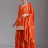 FC 2120 Orange Color chinon Print Silk with Dall Crepe Sharara Suit Wedding, Party, Festive, Events Etc.  Expected Delivery 4-6 Working Days @2399/- | Jump Suits, Salwar suit, Casual Suits, Creative suits, Designer Suits, Palazzo Suits, Party Wear Suits, Patiala Suits, Straight Suits