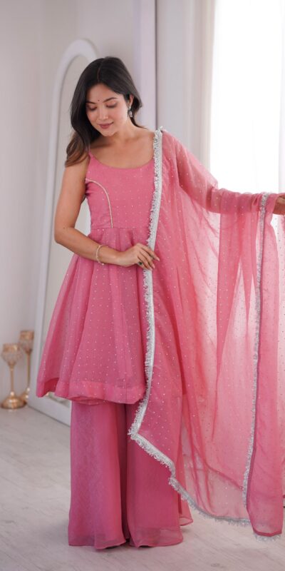 JF 046 Pink Crunchy Silk Salwar Suit Perfect for Wedding, Party, Sangeet, Anniversary, Housewarming Introductory Price ₹2999. Delivery 4-6 | Jump Suits, Salwar suit, Casual Suits, Creative suits, Designer Suits, Palazzo Suits, Party Wear Suits, Patiala Suits, Straight Suits