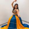 LG 657 Blue Color Rayon Embroidery Work & Cowrie Work Lehenga Choli . Grab it for ₹2449. Delivery 4-6 Working Days. Shop now. | Lehenga, Bollywood Lehenga, Creative Lehenga, Designer Lehenga, Embroidered Lehenga, Party Wear Lehenga