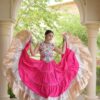 KA 5071 Pink colour Rayon Embroidery Work & Cowrie Work Lehenga Choli . Grab it for ₹2849. Delivery 4-6 Working Days. Shop now. | Lehenga, Bollywood Lehenga, Creative Lehenga, Designer Lehenga, Embroidered Lehenga, Party Wear Lehenga