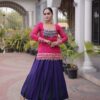 KA 5076 Pink Color Rayon Embroidery Work & Cowrie Work Lehenga Choli . Grab it for ₹2749. Delivery 4-6 Working Days. Shop now. | Lehenga, Bollywood Lehenga, Creative Lehenga, Designer Lehenga, Embroidered Lehenga, Party Wear Lehenga
