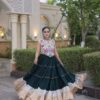 KA 5071 Teal Colour Rayon Embroidery Work & Cowrie Work Lehenga Choli . Grab it for ₹2849. Delivery 4-6 Working Days. Shop now. | Lehenga, Bollywood Lehenga, Creative Lehenga, Designer Lehenga, Embroidered Lehenga, Party Wear Lehenga