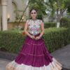 KA 5071 Wine Color Rayon Embroidery Work & Cowrie Work Lehenga Choli . Grab it for ₹2849. Delivery 4-6 Working Days. Shop now. | Lehenga, Bollywood Lehenga, Creative Lehenga, Designer Lehenga, Embroidered Lehenga, Party Wear Lehenga