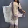 Grand Lavender Star Georgette Embroidery Work Salwar Suit