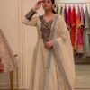 Nice Black Soft Organza Embroider Work Salwar Suit