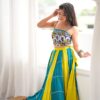 Trendy Blue Rayon Gota Patti Work Lehenga Choli