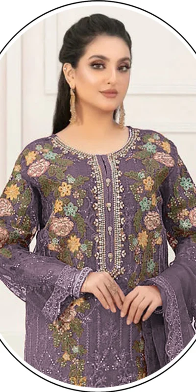 FC 5241 Lavender Crunchy Silk Salwar Suit Perfect for Wedding, Party, Sangeet, Anniversary, Housewarming Introductory Price ₹2799. Delivery 4-6 | Jump Suits, Salwar suit, Casual Suits, Creative suits, Designer Suits, Palazzo Suits, Party Wear Suits, Patiala Suits, Straight Suits
