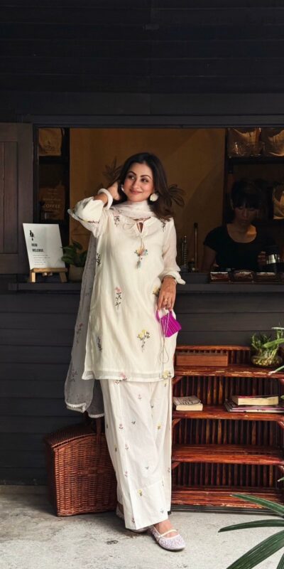 AD 246 White Mul Chanderi Salwar Suit with Embroidery Work & Sequins Work. Festive Deal ₹2899. Delivery 4-6 Working Days. Shop nowp | Jump Suits, Salwar suit, Casual Suits, Creative suits, Designer Suits, Palazzo Suits, Party Wear Suits, Patiala Suits, Straight Suits
