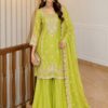 ZB 5077 Mehendi in Salsa Silk Embroidery Work & Sequins Work Salwar Suit . Get it for ₹2799. Delivery 4-6 Working Days. Shop now. | Jump Suits, Salwar suit, Casual Suits, Creative suits, Designer Suits, Palazzo Suits, Party Wear Suits, Patiala Suits, Straight Suits