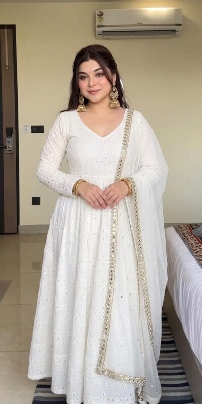 NSR 919 White Cotton Silk Digital Print & Embroidery Work Salwar Suit . Festive Deal ₹2399. Delivery 4-6 Working Days. Shop now. | Jump Suits, Salwar suit, Casual Suits, Creative suits, Designer Suits, Palazzo Suits, Party Wear Suits, Patiala Suits, Straight Suits