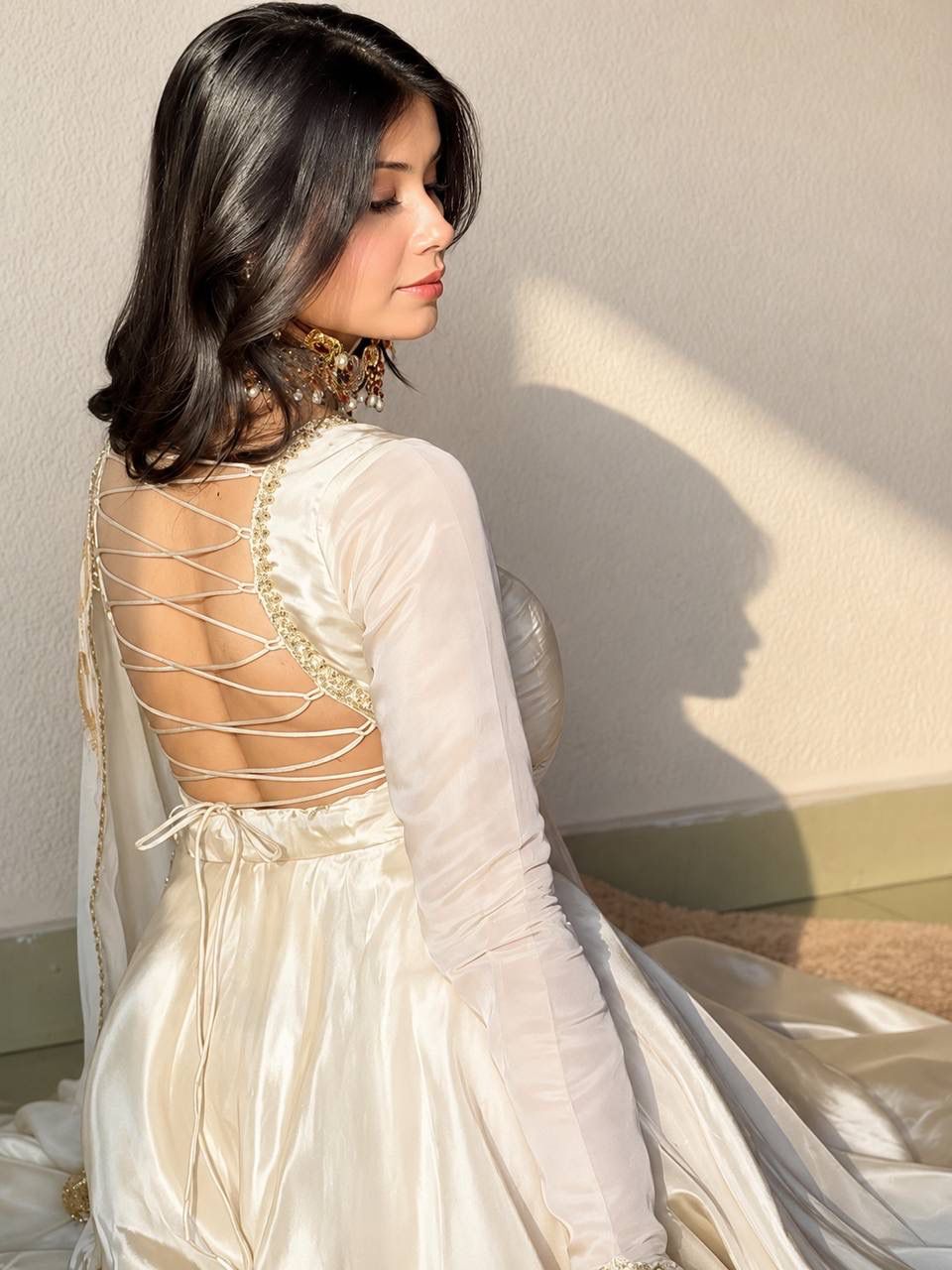 SSR 551 White Upada Silk Gown Perfect for Wedding, Party, Onam, Housewarming, Durga Puja –. Grab it for ₹2399. Delivery 4-6 Working Days. Shop now. | Gowns, Bollywood Gowns, Creative Gowns, Designer Gowns, Embroidered Gowns, Party Wear Gowns