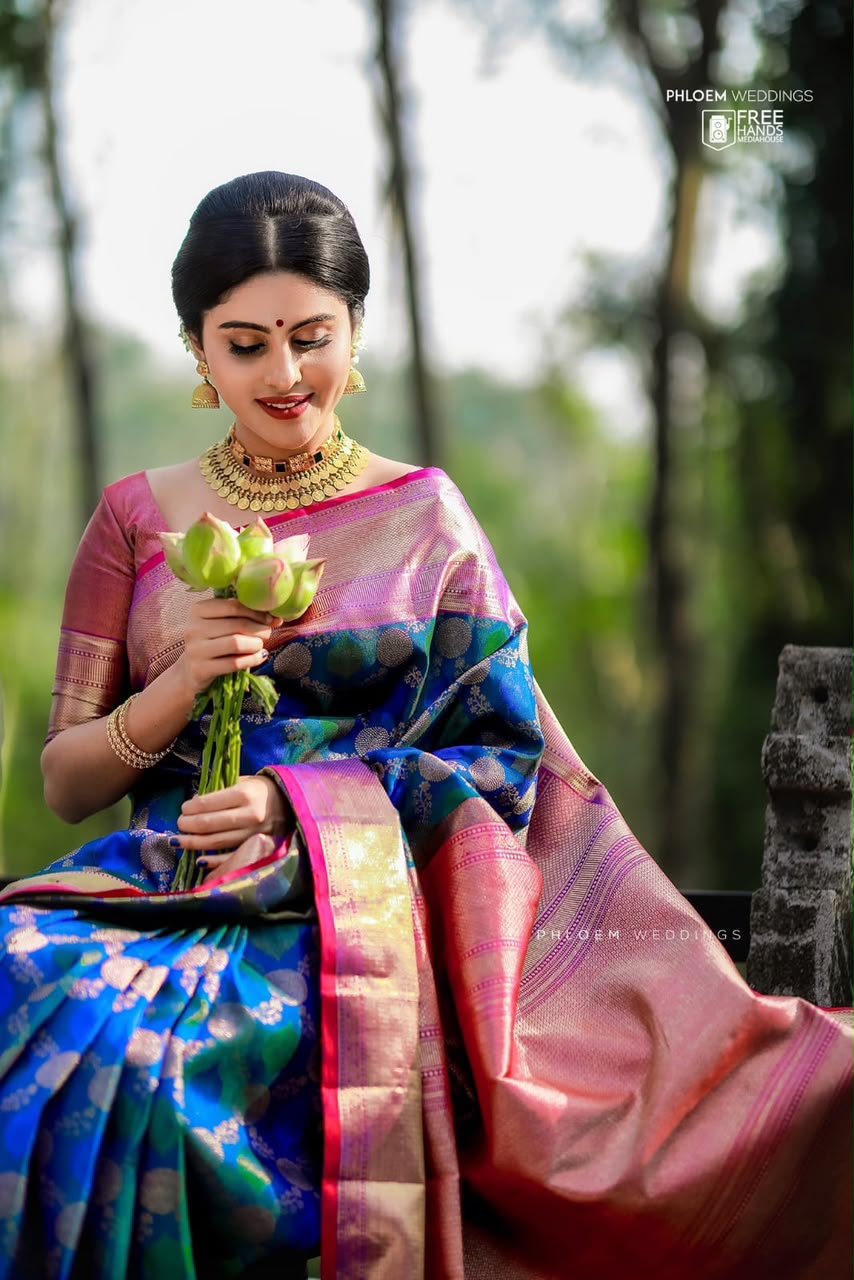 KPR 113 Royal Blue Soft Lichi Silk Saree with Lace Work & Lace Border. Introductory Price ₹1649. Delivery 4-6 Working Days. Shop now. | Sarees, Bollywood Sarees, Creative Sarees, Designer Sarees, Embroidered Sarees, Ethnic Saree, Modern Digital sarees, Party Wear Sarees