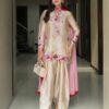 SR 1714 in Cream Embroidery Work Salwar Suit Natural Satin. Introductory Price ₹2149. Delivery 4-6 Working Days. Shop now. | Jump Suits, Salwar suit, Casual Suits, Creative suits, Designer Suits, Palazzo Suits, Party Wear Suits, Patiala Suits, Straight Suits