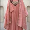 LG 2145 Peach Mul Chanderi Salwar Suit with Embroidery Work & Sequins Work. Festive Deal ₹2799. Delivery 4-6 Working Days. Shop nowp | Jump Suits, Salwar suit, Casual Suits, Creative suits, Designer Suits, Palazzo Suits, Party Wear Suits, Patiala Suits, Straight Suits