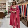 LG 2145 Pink Mul Chanderi Salwar Suit with Embroidery Work & Sequins Work. Festive Deal ₹2799. Delivery 4-6 Working Days. Shop nowp | Jump Suits, Salwar suit, Casual Suits, Creative suits, Designer Suits, Palazzo Suits, Party Wear Suits, Patiala Suits, Straight Suits