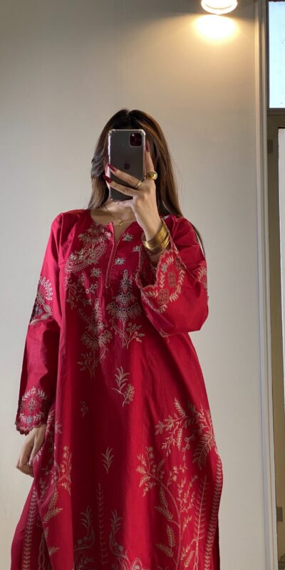 LG 2150 Red Mul Chanderi Salwar Suit with Embroidery Work & Sequins Work. Festive Deal ₹2349. Delivery 4-6 Working Days. Shop nowp | Jump Suits, Salwar suit, Casual Suits, Creative suits, Designer Suits, Palazzo Suits, Party Wear Suits, Patiala Suits, Straight Suits