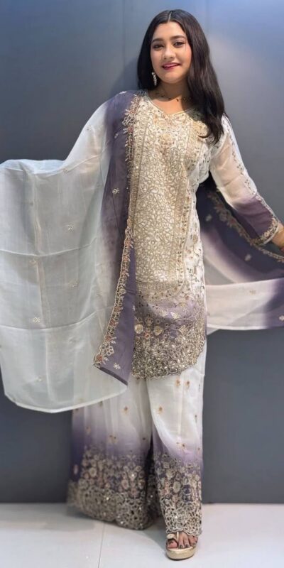 KF 1722 Lavender  in Star Georgette Embroidery Work Salwar Suit . Introductory Price ₹2349. Delivery 4-6 Working Days. Shop now. | Jump Suits, Salwar suit, Casual Suits, Creative suits, Designer Suits, Palazzo Suits, Party Wear Suits, Patiala Suits, Straight Suits