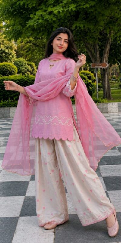 NF 1298 Pink Roman Silk Salwar Suit with Sequins Work & Embroidery Work. Available at ₹2399 only. Delivery 4-6 Working Days. Shop now. | Jump Suits, Salwar suit, Casual Suits, Creative suits, Designer Suits, Palazzo Suits, Party Wear Suits, Patiala Suits, Straight Suits