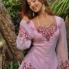 MF 509 Pink Faux Georgette Salwar Suit with Embroidery Work. Available at ₹1999 only. Delivery 4-6 Working Days. Shop now. | Jump Suits, Tops & Bottoms, Track Suits, Salwar suit, Casual Suits, Creative suits, Designer Suits, Palazzo Suits, Party Wear Suits, Patiala Suits, Straight Suits, Trendy Wear