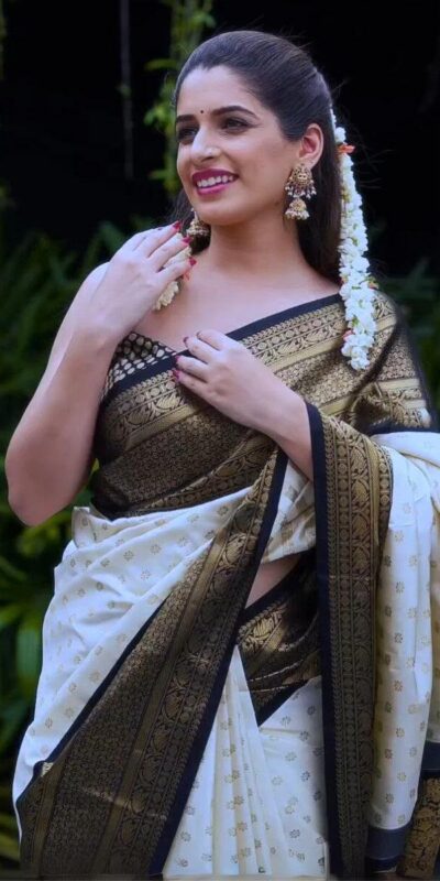 KP 6019 White Soft Lichi Silk Cloth. With Lace Work & Lace Border Saree . Grab it for ₹1649. Delivery 4-6 Working Days. Shop now. | Sarees, Bollywood Sarees, Creative Sarees, Designer Sarees, Embroidered Sarees, Ethnic Saree, Modern Digital sarees, Party Wear Sarees