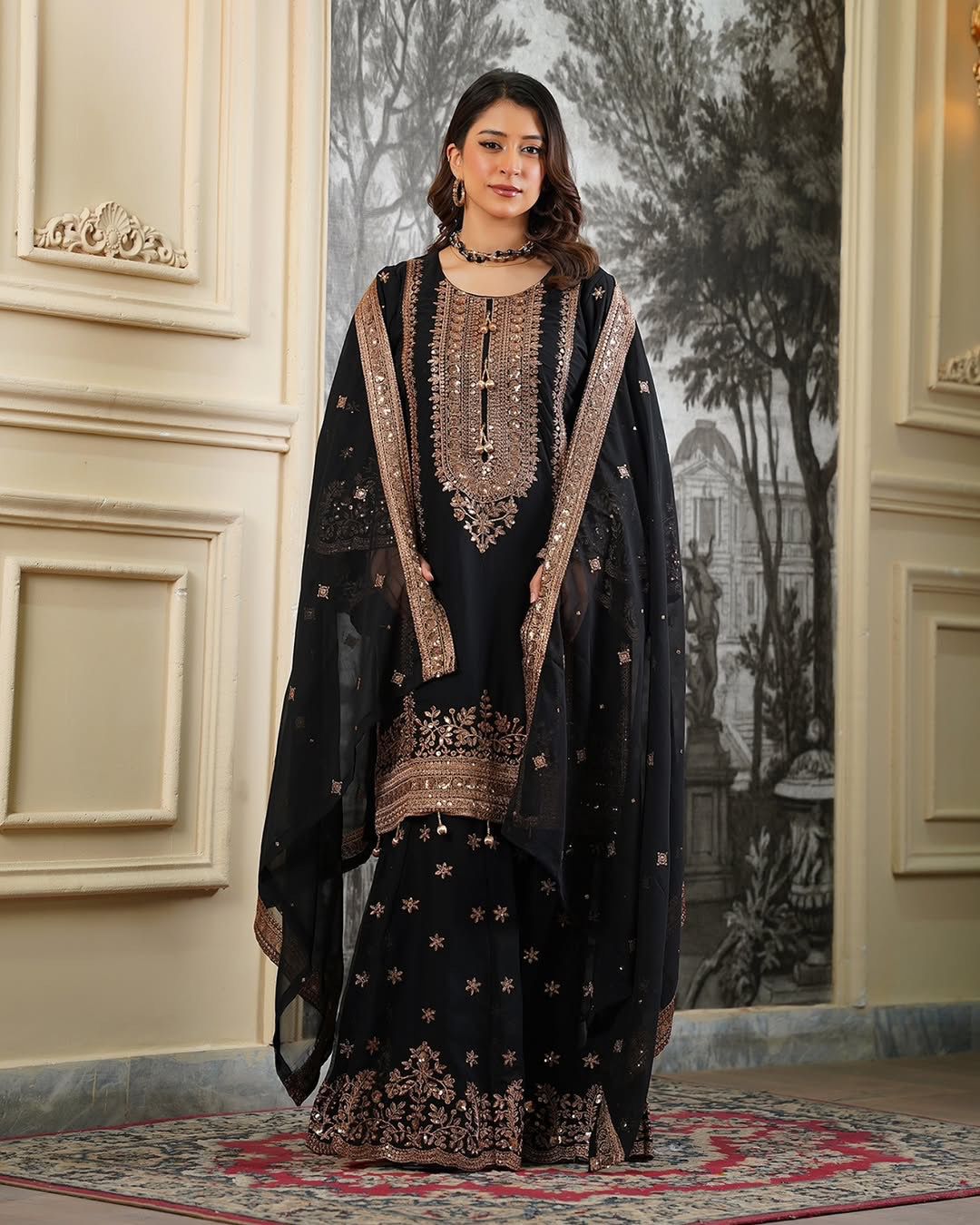 NSR 890 Black Fendy Silk Salwar Suitwith Embroidery Work & Lace Work. Now at just ₹2399. Delivery 4-6 Working Days. Shop now. | Jump Suits, Salwar suit, Casual Suits, Creative suits, Designer Suits, Palazzo Suits, Party Wear Suits, Patiala Suits, Straight Suits