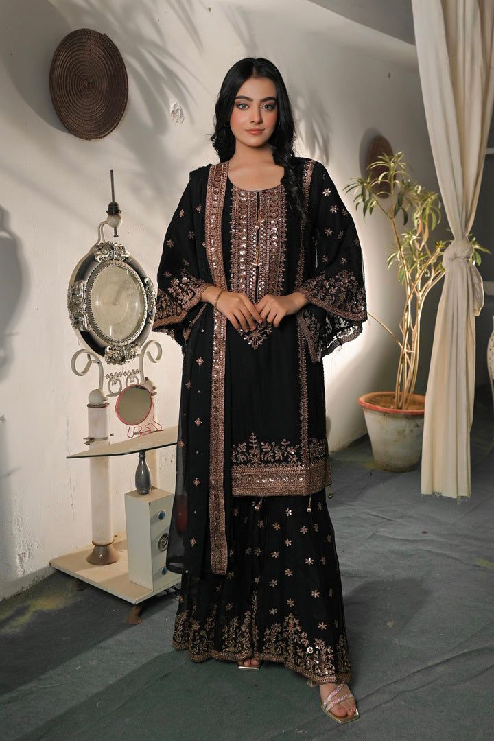 NSR 890 Black Fendy Silk Salwar Suitwith Embroidery Work & Lace Work. Now at just ₹2399. Delivery 4-6 Working Days. Shop now. | Jump Suits, Salwar suit, Casual Suits, Creative suits, Designer Suits, Palazzo Suits, Party Wear Suits, Patiala Suits, Straight Suits