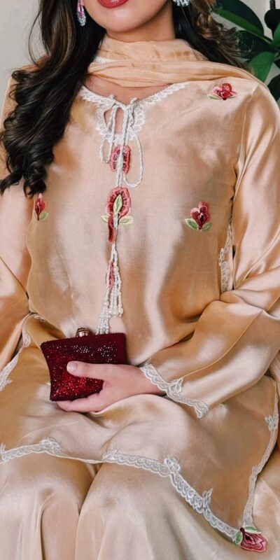 RTC 6080 Cream | Cream Japan Satin Salwar Suit with Embroidery Work & Thread Embroidery. Now at just ₹2299. Delivery 4-6 Working Days. Shop now. | Jump Suits, Salwar suit, Casual Suits, Creative suits, Designer Suits, Palazzo Suits, Party Wear Suits, Patiala Suits, Straight Suits