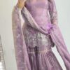 NF 1297 Lavender Fendy Silk Salwar Suitwith Embroidery Work & Lace Work. Now at just ₹2799. Delivery 4-6 Working Days. Shop now. | Jump Suits, Salwar suit, Casual Suits, Creative suits, Designer Suits, Palazzo Suits, Party Wear Suits, Patiala Suits, Straight Suits