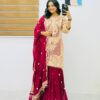 ZC 8012 Maroon Crunchy Silk Salwar Suit with Embroidery Work. Wedding, Party, Festive, Events Best Price ₹2449. Delivery 4-6 Working Days. Shop now. | Jump Suits, Salwar suit, Casual Suits, Creative suits, Designer Suits, Palazzo Suits, Party Wear Suits, Patiala Suits, Straight Suits