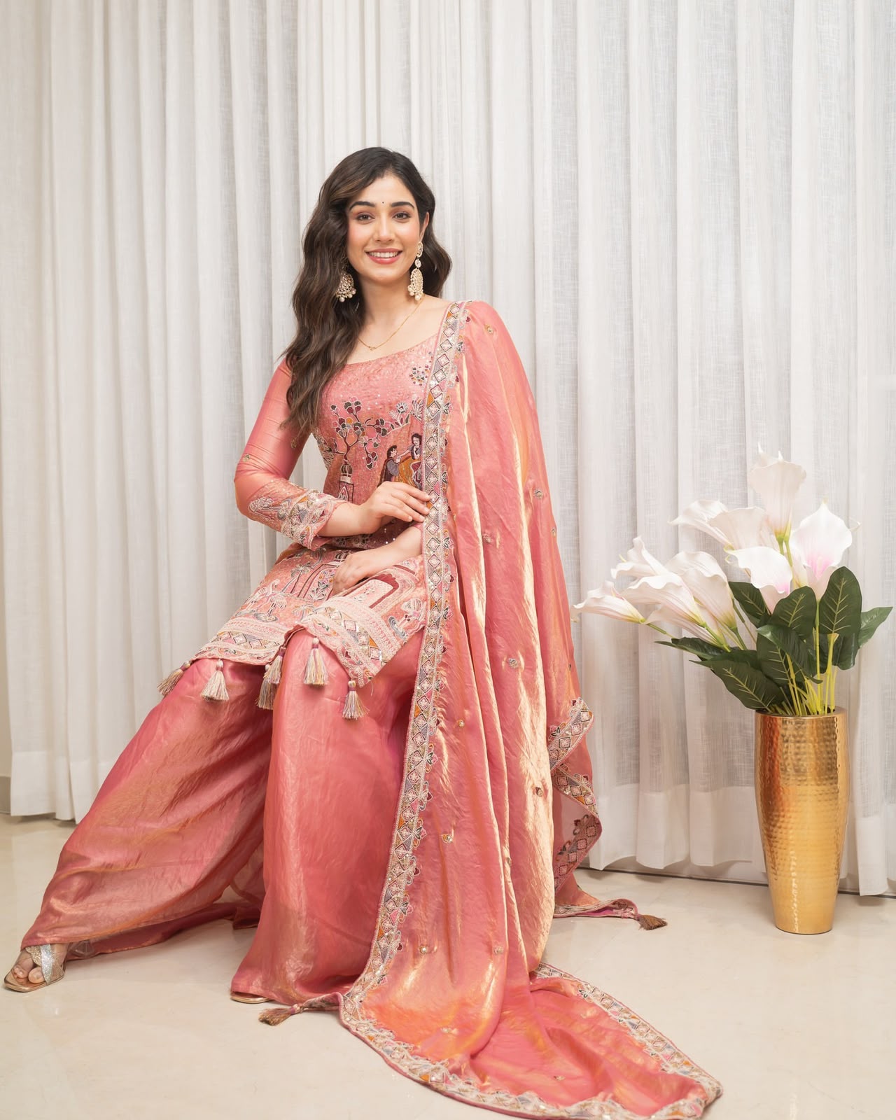 WW 1289 Pink Fendy Silk Salwar Suitwith Embroidery Work & Lace Work. Now at just ₹2999. Delivery 4-6 Working Days. Shop now. | Jump Suits, Salwar suit, Casual Suits, Creative suits, Designer Suits, Palazzo Suits, Party Wear Suits, Patiala Suits, Straight Suits
