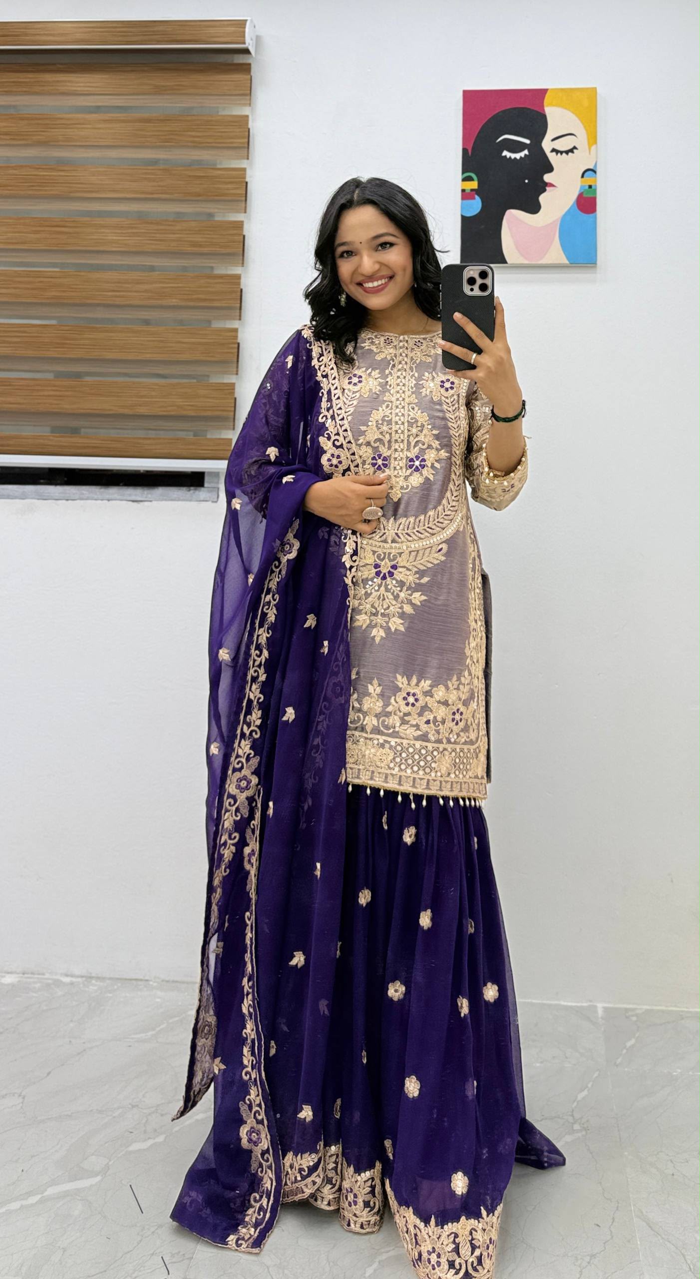 ZC 8012 Purple Crunchy Silk Salwar Suit with Embroidery Work. Wedding, Party, Festive, Events Best Price ₹2449. Delivery 4-6 Working Days. Shop now. | Jump Suits, Salwar suit, Casual Suits, Creative suits, Designer Suits, Palazzo Suits, Party Wear Suits, Patiala Suits, Straight Suits