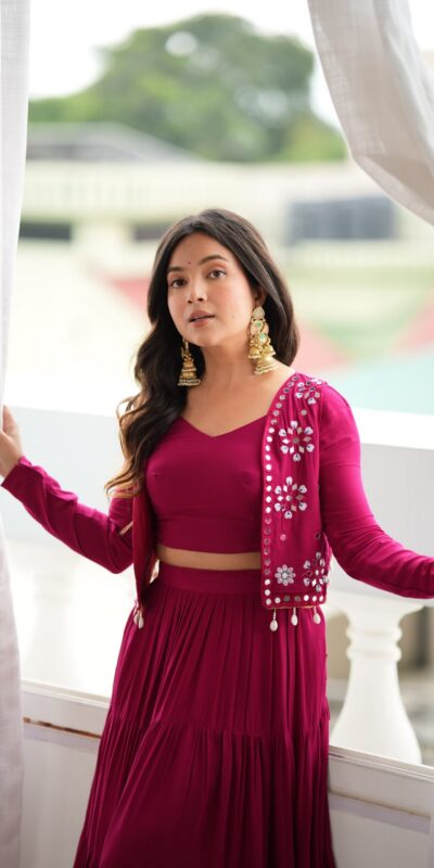 SP 94 Maroon Color Rayon Embroidery Work & Cowrie Work Lehenga Choli . Grab it for ₹2899. Delivery 4-6 Working Days. Shop now. | Lehenga, Bollywood Lehenga, Creative Lehenga, Designer Lehenga, Embroidered Lehenga, Party Wear Lehenga