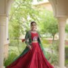 KA 5083 Red Color Rayon Embroidery Work & Cowrie Work Lehenga Choli . Grab it for ₹2949. Delivery 4-6 Working Days. Shop now. | Lehenga, Bollywood Lehenga, Creative Lehenga, Designer Lehenga, Embroidered Lehenga, Party Wear Lehenga