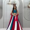 Fancy Multi Pure Cotton Thread Work Lehenga Choli