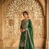 Super Green NC Zimmy Silk Embroidery Work Salwar Suit