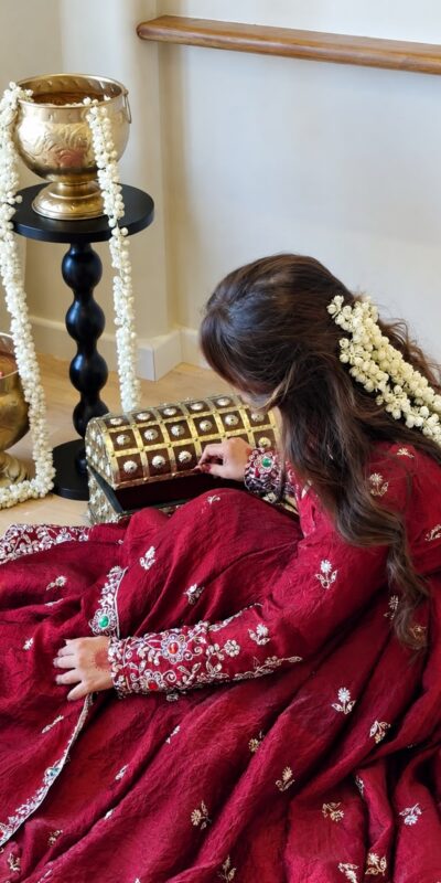 Super Maroon Doremon Crush Sequence Work Gown