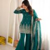 Super Rama Crunchy Silk Sequence Work Salwar Suit